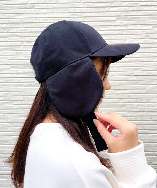 THE NORTH FACE（ザノースフェイス）の「THE NORTH FACE / EARMUFF HARD BALL CAP（キャップ・レディース・ダークベージュ/ブラック・FREE）」の9枚目の写真
