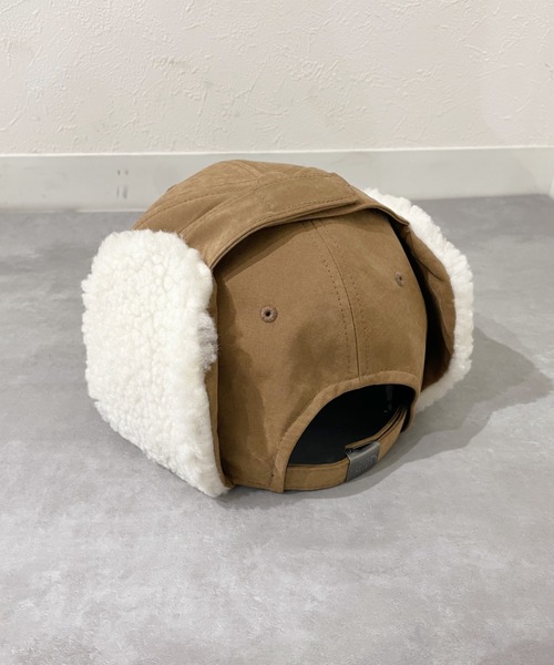 THE NORTH FACE（ザノースフェイス）の「THE NORTH FACE / EARMUFF HARD BALL CAP（キャップ・レディース・ダークベージュ/ブラック・FREE）」の20枚目の写真