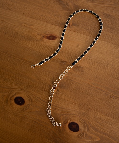 MILLION CARATS（ミリオンカラッツ）の「チェーンベルト（ベルト・レディース・ブラック/ホワイト・FREE）」の3枚目の写真