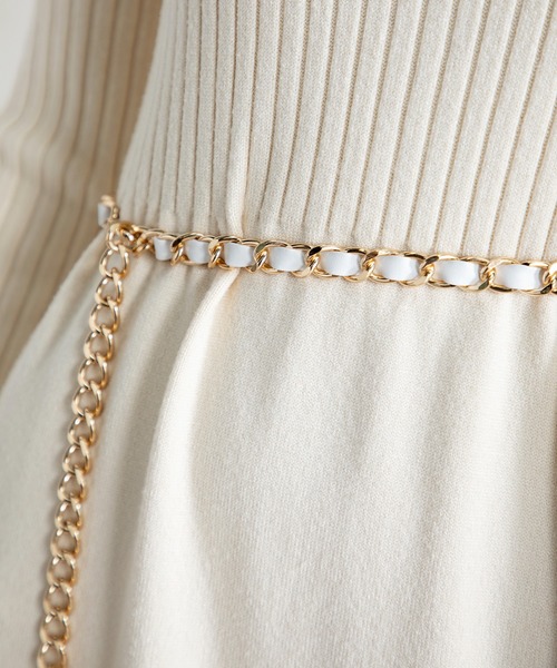 MILLION CARATS（ミリオンカラッツ）の「チェーンベルト（ベルト・レディース・ブラック/ホワイト・FREE）」の9枚目の写真