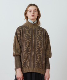 プレートアルパカ ニット