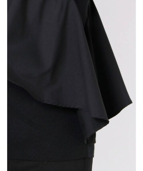 LAGUNAMOON（ラグナムーン）の「フリルギャザーニットプルオーバー（ニット/セーター・レディース・ブラック/アイボリー/バイオレット・FREE）」の19枚目の写真