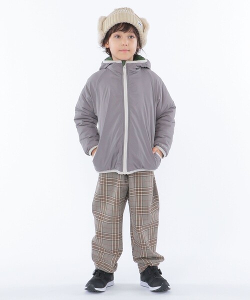 SHIPS（シップス）の「SHIPS KIDS:フェイクファー フラップ付き リブ ワッチ キャップ（ニットキャップ/ビーニー・キッズ・ネイビー/ベージュ/ライトグレー・ONE SIZE）」の15枚目の写真