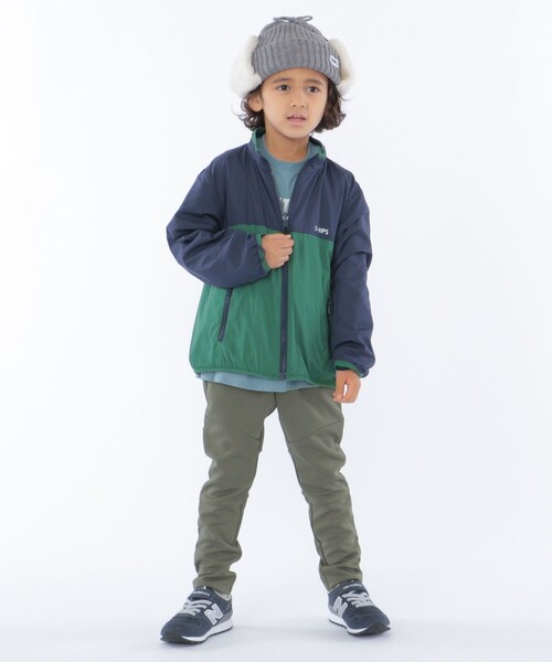 SHIPS（シップス）の「SHIPS KIDS:フェイクファー フラップ付き リブ ワッチ キャップ（ニットキャップ/ビーニー・キッズ・ネイビー/ベージュ/ライトグレー・ONE SIZE）」の18枚目の写真