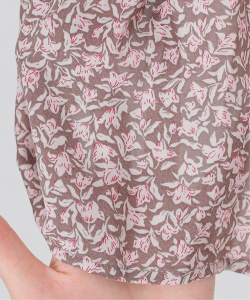 JOURNAL STANDARD relume（ジャーナルスタンダード　レリューム）の「ウォッシャブルフラワーティアードワンピース◆（ワンピース・レディース・ブラック/カーキ・FREE）」の18枚目の写真