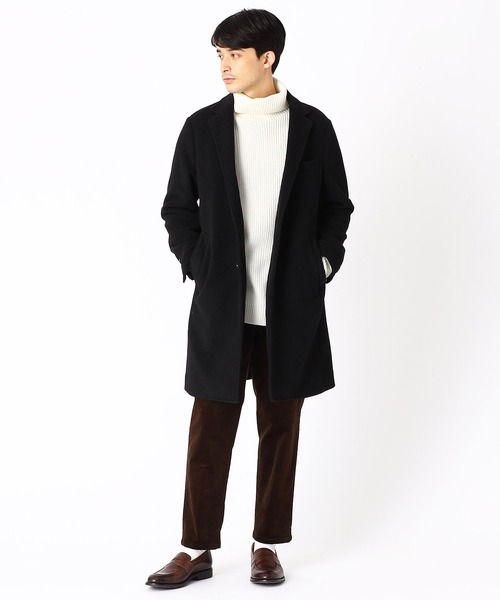 COMME CA ISM（コムサイズム）の「フリース チェスターコート（チェスターコート・メンズ・ライトグレー/ブラック/ブラウン・SMALL/MEDIUM/LARGE）」の10枚目の写真