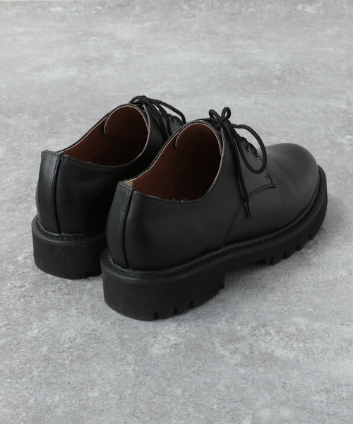 RAGEBLUE（レイジブルー）の「ボリュームソール/プレーントゥシューズ（ドレスシューズ・メンズ・ブラック・SMALL/MEDIUM/LARGE）」の5枚目の写真