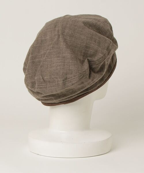Retter（レッター）の「Muraito beret / ムラ糸ベレー（ハンチング/ベレー帽・メンズ・チャコールグレー/カーキ/ベージュ・FREE）」の21枚目の写真