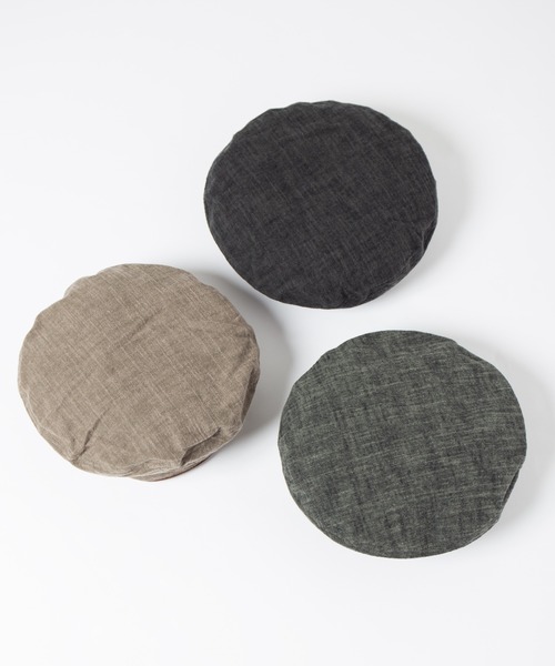 Retter（レッター）の「Muraito beret / ムラ糸ベレー（ハンチング/ベレー帽・メンズ・チャコールグレー/カーキ/ベージュ・FREE）」の4枚目の写真