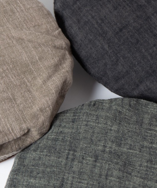 Retter（レッター）の「Muraito beret / ムラ糸ベレー（ハンチング/ベレー帽・メンズ・チャコールグレー/カーキ/ベージュ・FREE）」の13枚目の写真