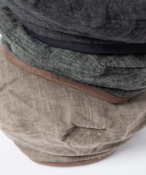 Retter（レッター）の「Muraito beret / ムラ糸ベレー（ハンチング/ベレー帽・メンズ・チャコールグレー/カーキ/ベージュ・FREE）」の7枚目の写真