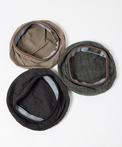 Retter（レッター）の「Muraito beret / ムラ糸ベレー（ハンチング/ベレー帽・メンズ・チャコールグレー/カーキ/ベージュ・FREE）」の16枚目の写真