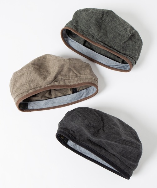 Retter（レッター）の「Muraito beret / ムラ糸ベレー（ハンチング/ベレー帽・メンズ・チャコールグレー/カーキ/ベージュ・FREE）」の19枚目の写真