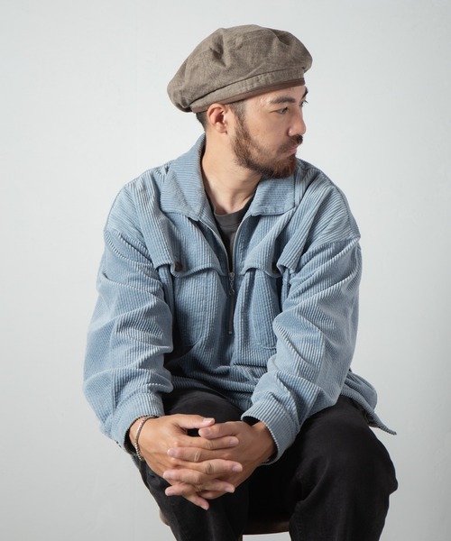 Retter（レッター）の「Muraito beret / ムラ糸ベレー（ハンチング/ベレー帽・メンズ・チャコールグレー/カーキ/ベージュ・FREE）」の11枚目の写真