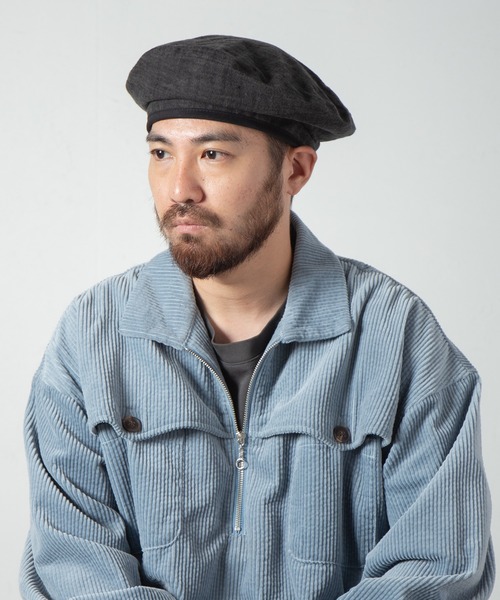 Retter（レッター）の「Muraito beret / ムラ糸ベレー（ハンチング/ベレー帽・メンズ・チャコールグレー/カーキ/ベージュ・FREE）」の17枚目の写真