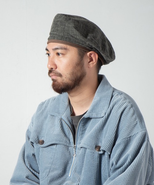 Retter（レッター）の「Muraito beret / ムラ糸ベレー（ハンチング/ベレー帽・メンズ・チャコールグレー/カーキ/ベージュ・FREE）」の15枚目の写真