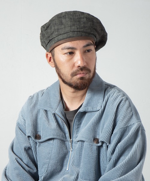 Retter（レッター）の「Muraito beret / ムラ糸ベレー（ハンチング/ベレー帽・メンズ・チャコールグレー/カーキ/ベージュ・FREE）」の9枚目の写真