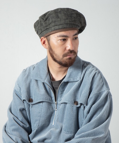Retter（レッター）の「Muraito beret / ムラ糸ベレー（ハンチング/ベレー帽・メンズ・チャコールグレー/カーキ/ベージュ・FREE）」の12枚目の写真