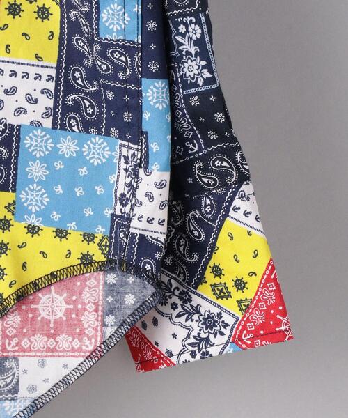 Engineered Garments（エンジニアードガーメンツ）の「＜ENGINEERED GARMENTS（エンジニアド ガーメンツ）＞COMBO ウェスタン シャツ ■■■（シャツ/ブラウス・レディース・ライム/ネイビー・XXS）」の5枚目の写真