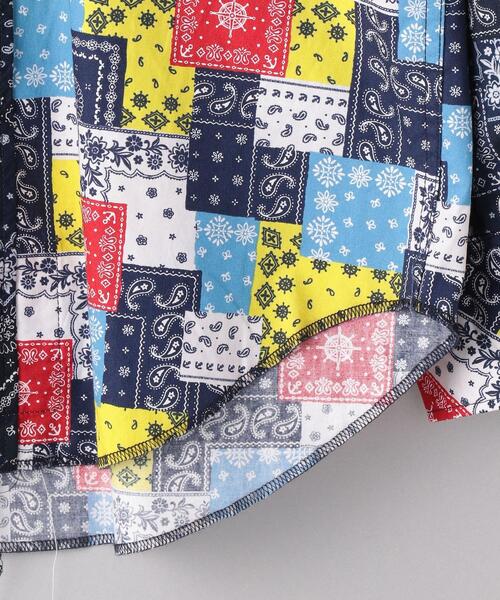 Engineered Garments（エンジニアードガーメンツ）の「＜ENGINEERED GARMENTS（エンジニアド ガーメンツ）＞COMBO ウェスタン シャツ ■■■（シャツ/ブラウス・レディース・ライム/ネイビー・XXS）」の6枚目の写真