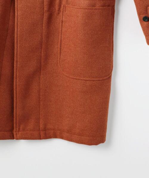 green label relaxing（グリーンレーベルリラクシング）の「＜GLR/ lab＞ポリエステルレーヨン ダッフルコート（ダッフルコート・メンズ・オレンジ/ブラック・L/XL/S/M）」の15枚目の写真