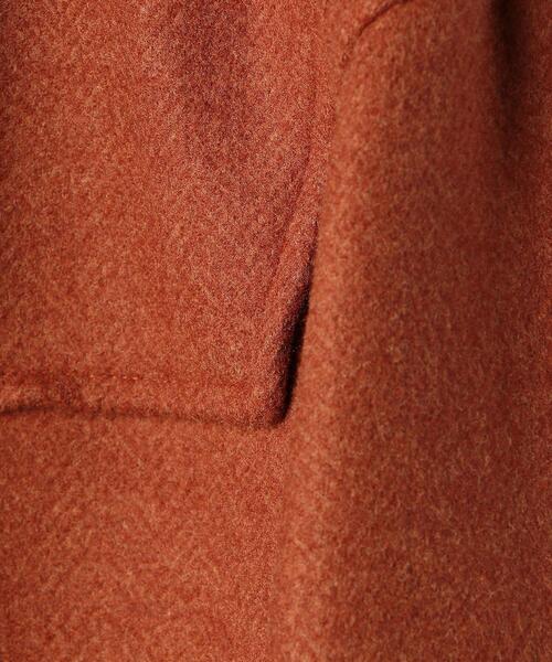 green label relaxing（グリーンレーベルリラクシング）の「＜GLR/ lab＞ポリエステルレーヨン ダッフルコート（ダッフルコート・メンズ・オレンジ/ブラック・L/XL/S/M）」の13枚目の写真