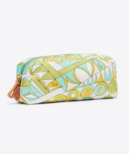 ★タグ付き★ EMILIO PUCCI エミリオプッチ ポーチ ハンドバッグ エミリオプッチ ミニバック ポーチ EMILIO PUCCI ブルー系