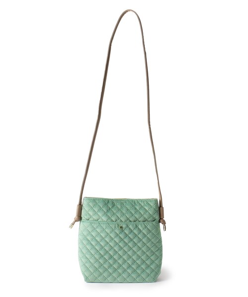 DRESKIP（ドレスキップ）の「◆キルティングミニショルダー（ショルダーバッグ・レディース・ブラック/ダークグリーン/ベージュ/グレー/パープル系・00）」の4枚目の写真