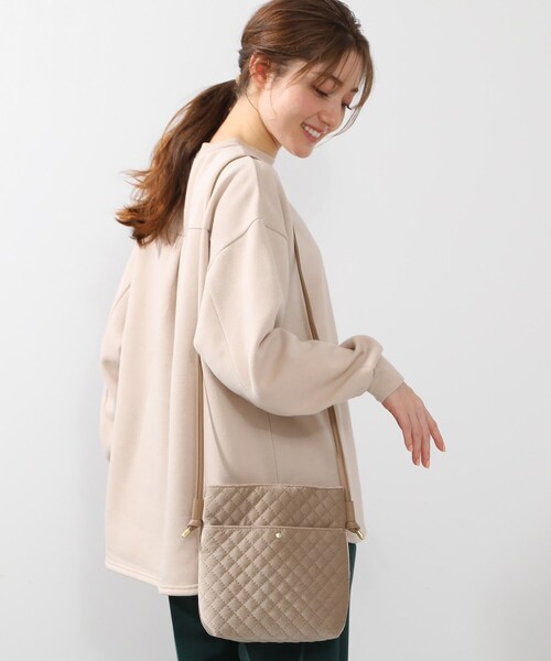 DRESKIP（ドレスキップ）の「◆キルティングミニショルダー（ショルダーバッグ・レディース・ブラック/ダークグリーン/ベージュ/グレー/パープル系・00）」の9枚目の写真