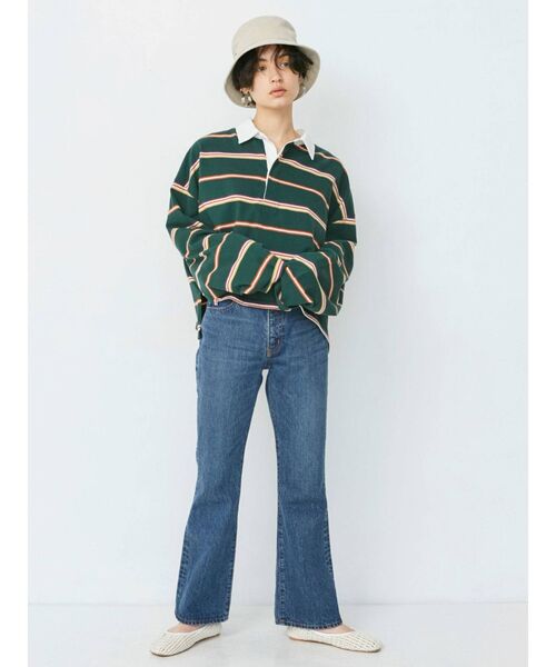 Ungrid（アングリッド）の「ラガーデザインロングスリーブTee（Tシャツ/カットソー・レディース・ネイビー/レッド/グリーン・FREE）」の14枚目の写真