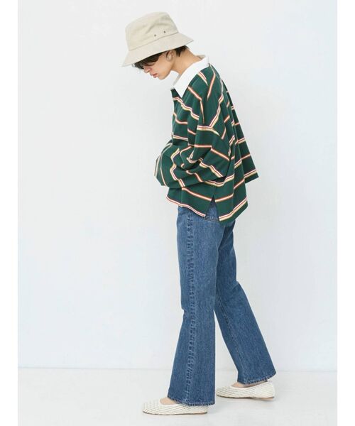 Ungrid（アングリッド）の「ラガーデザインロングスリーブTee（Tシャツ/カットソー・レディース・ネイビー/レッド/グリーン・FREE）」の15枚目の写真