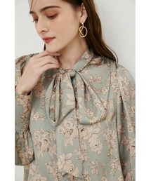 rienda | ボウタイパフスリーブブラウス(シャツ/ブラウス)