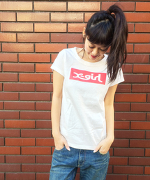 X-girl | BOX LOGO S/S TEE(Tシャツ/カットソー)