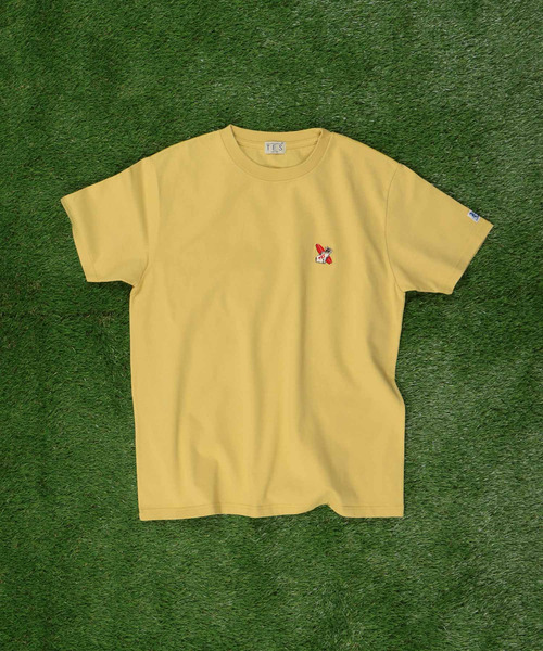 The Endless Summer（エンドレスサマー）の「TES BUHI CAFE EMB T-SHIRT / Tシャツ（Tシャツ/カットソー・メンズ・サックスブルー/イエロー/ホワイト/ブラック・X-LARGE/SMALL/LARGE/MEDIUM）」の7枚目の写真