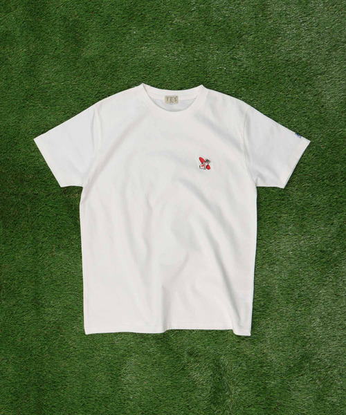 The Endless Summer（エンドレスサマー）の「TES BUHI CAFE EMB T-SHIRT / Tシャツ（Tシャツ/カットソー・メンズ・サックスブルー/イエロー/ホワイト/ブラック・X-LARGE/SMALL/LARGE/MEDIUM）」の8枚目の写真