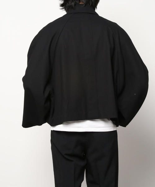 my beautiful landlet（マイビューティフルランドレット）の「【my beautiful landlet】 twill wrinkle wide blouson（ブルゾン・メンズ・ブラック/ネイビー/キナリ・2/1）」の16枚目の写真