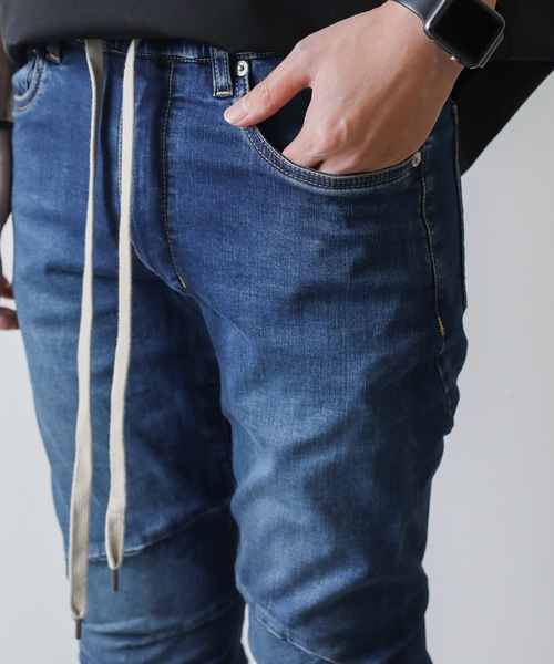 ATTACHMENT（アタッチメント）の「ストレッチデニム イージーバイカー