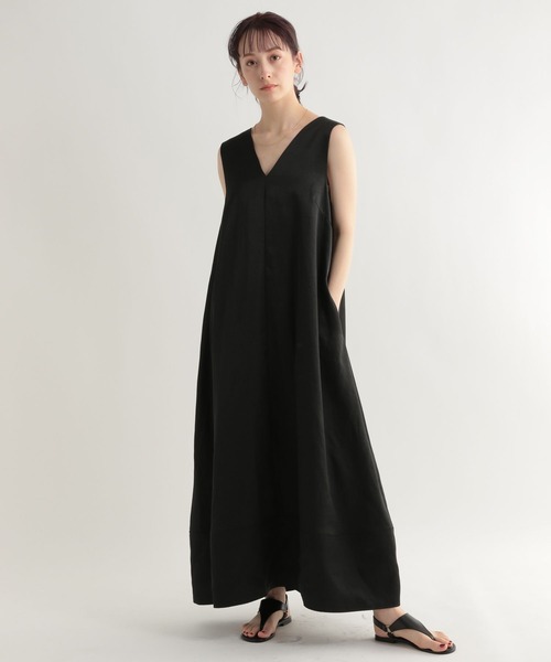 BABYLONE（バビロン）の「BABYLONE / スラブフレアマキシワンピース（ワンピース・レディース・ブラック・フリー）」の5枚目の写真