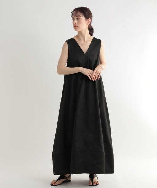 BABYLONE（バビロン）の「BABYLONE / スラブフレアマキシワンピース（ワンピース・レディース・ブラック・フリー）」の6枚目の写真
