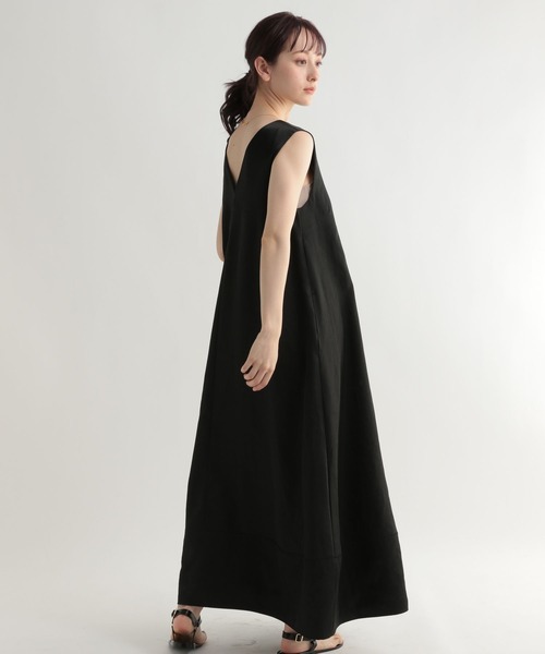 BABYLONE（バビロン）の「BABYLONE / スラブフレアマキシワンピース（ワンピース・レディース・ブラック・フリー）」の8枚目の写真