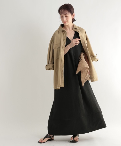 BABYLONE（バビロン）の「BABYLONE / スラブフレアマキシワンピース（ワンピース・レディース・ブラック・フリー）」の19枚目の写真