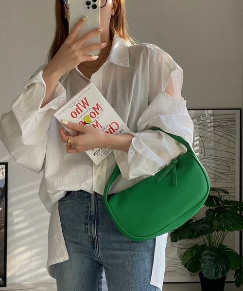 etade（エタード）の「【etade】crescent bag etda22s002（ショルダーバッグ・レディース・ホワイト/ブラック/イエロー/グリーン・FREE）」の15枚目の写真