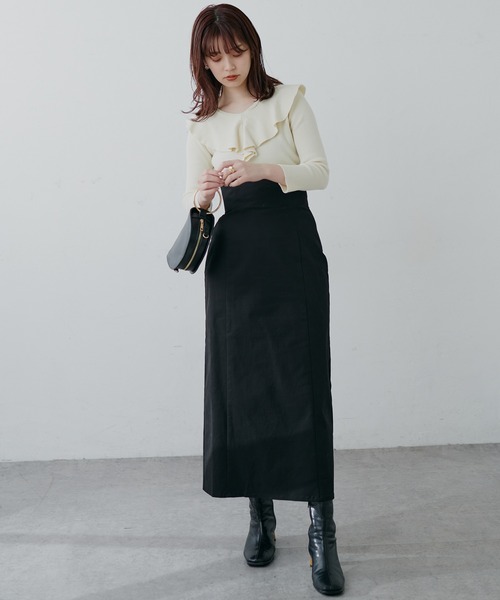 セール】【2サイズ展開】美シルエットなハイウエストタイト