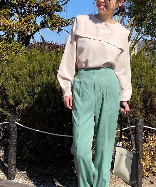 DRESKIP(ドレスキップ)の「◆ビッグカラーニット(ニット/セーター・レディース・ブラック/ナチュラル・02/03)」の11枚目の写真