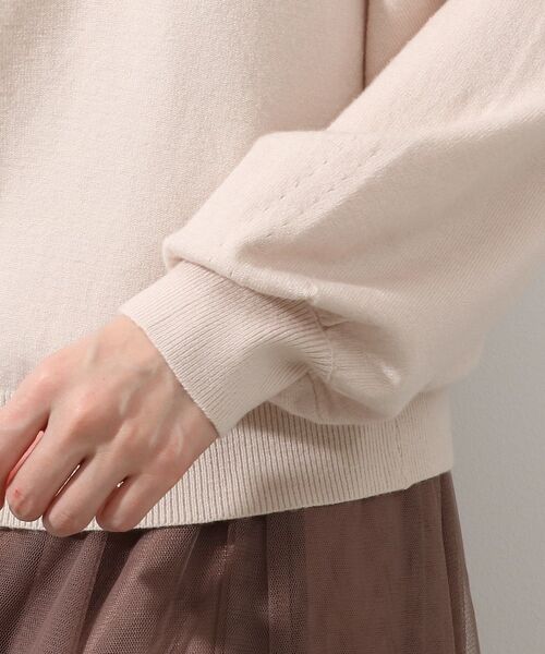 DRESKIP(ドレスキップ)の「◆ビッグカラーニット(ニット/セーター・レディース・ブラック/ナチュラル・02/03)」の19枚目の写真