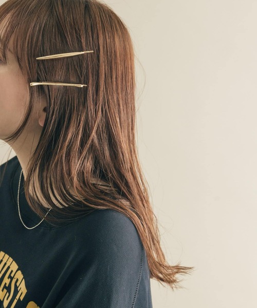 SMELLY（スメリー）の「ニュアンスメタルセットピン（ヘアピン・レディース・ゴールド・-）」の4枚目の写真