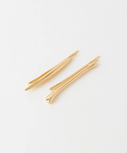 SMELLY（スメリー）の「ニュアンスメタルセットピン（ヘアピン・レディース・ゴールド・-）」の3枚目の写真