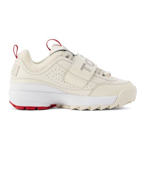 FILA(フィラ)の「ディスラプター2 アップリケ トウキョウ / Disruptor2 APL / 厚底スニーカー(スニーカー・レディース・ベージュ・24.5cm/27.5cm/23.0cm/24.0cm/25.0cm/23.5cm/28.0cm)」の5枚目の写真