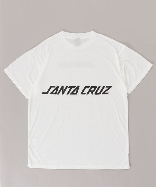 SANTA CRUZ(サンタクルーズ)の「【ムラサキスポーツ別注】SANTACRUZ/サンタクルーズ 水陸両用ビッグシルエットバックプリントTシャツ/ラッシュガード 502221437(Tシャツ/カットソー・レディース・ブラック/ホワイト・L/M)」の9枚目の写真