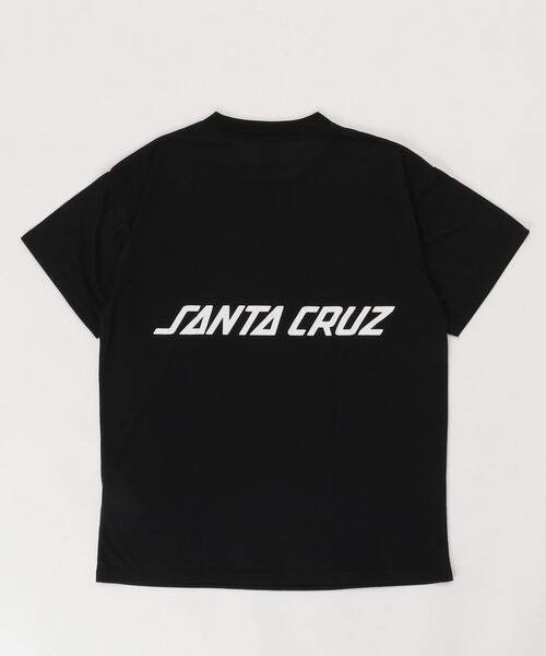 SANTA CRUZ(サンタクルーズ)の「【ムラサキスポーツ別注】SANTACRUZ/サンタクルーズ 水陸両用ビッグシルエットバックプリントTシャツ/ラッシュガード 502221437(Tシャツ/カットソー・レディース・ブラック/ホワイト・L/M)」の4枚目の写真